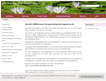 Tablet Screenshot of geschenke.die-begeistern.de